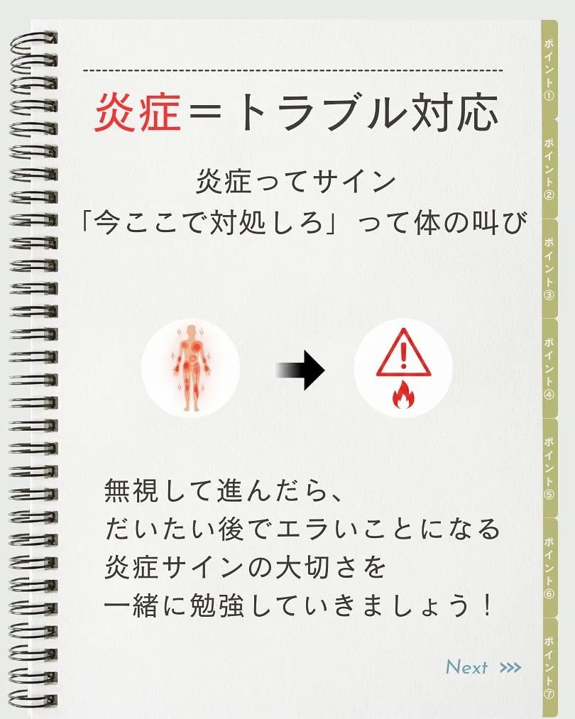 炎症って、サインなんよ。