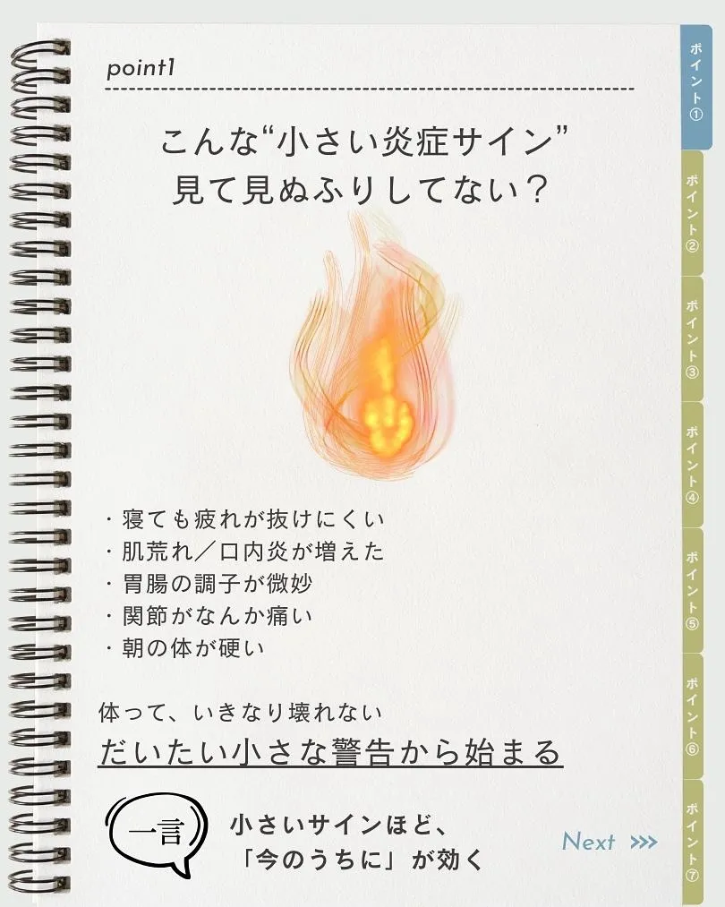 炎症って、サインなんよ。